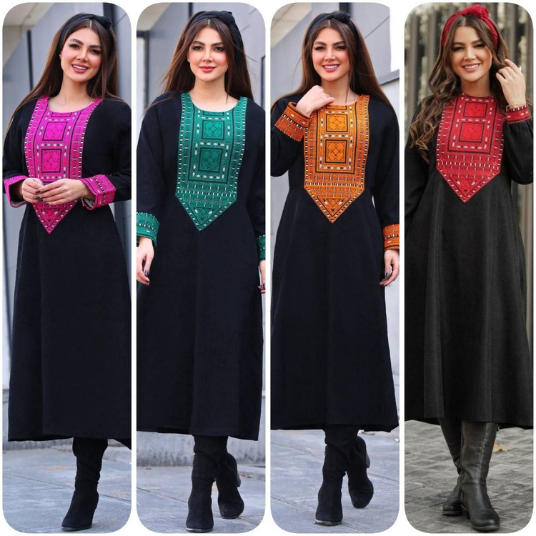 مانتو زنانه و دخترانه مدل ترمه مخمل کبریتی با کیفیت درجه یک.مناسب پاییز و زمستان