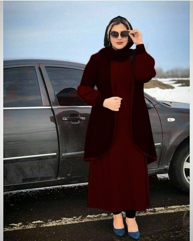 سارافن و رویه مدل نازنین جنس کرپپلاس بسیار شیک