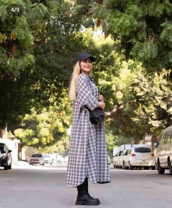 پالتو زمستونه خاصمون مدل چیچک جنس شنل خارجی بسیار شیک