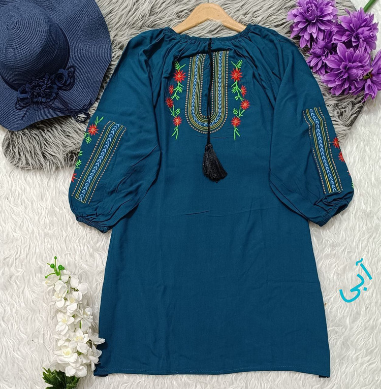شومیز گلدوزی بسیار شیک تنخور عالی