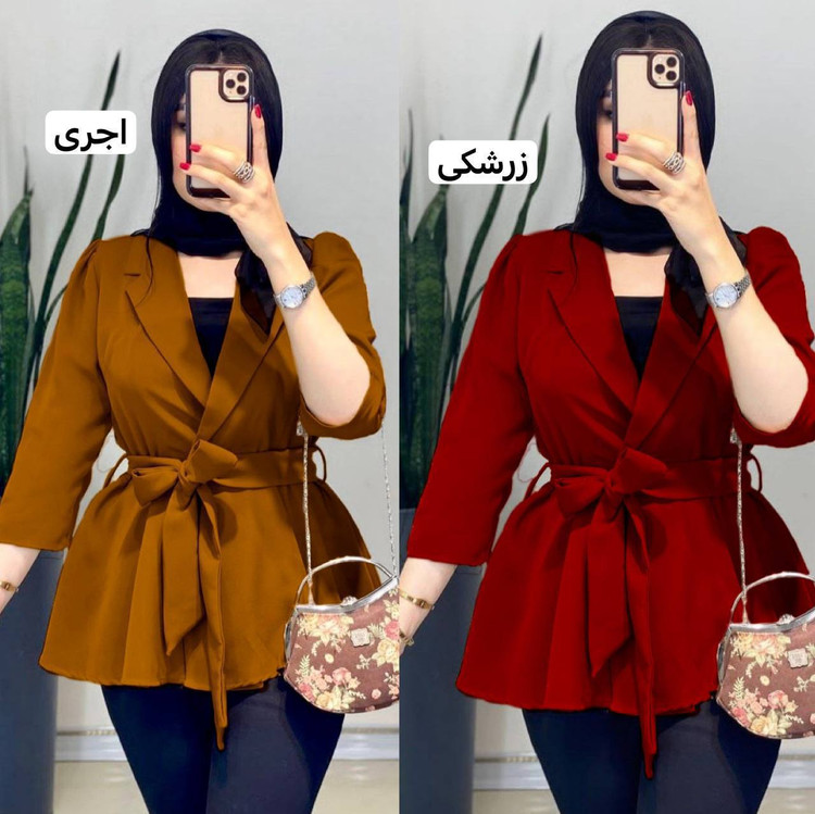 کت مزونی به عنوان مانتو کتی هم استفاده میشود جنس مازراتی وارداتی