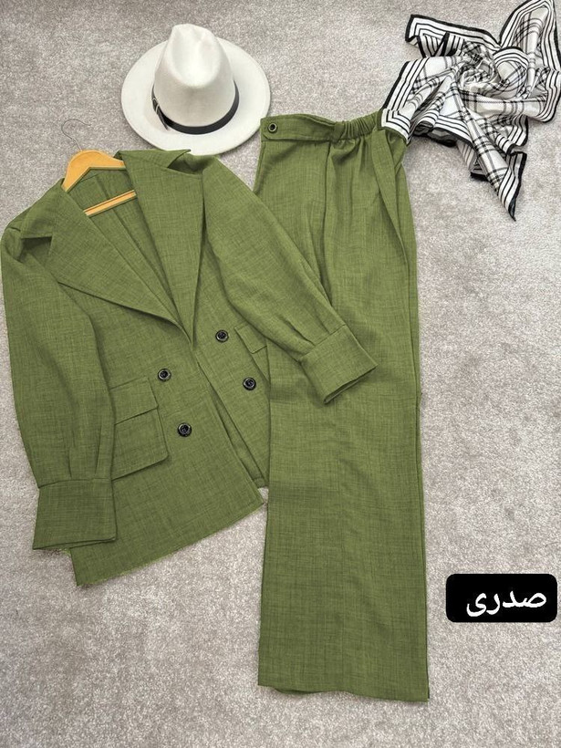 مانتو شلوار لاله جنس شانتون بسیار کاربردی شیک و اسپرت