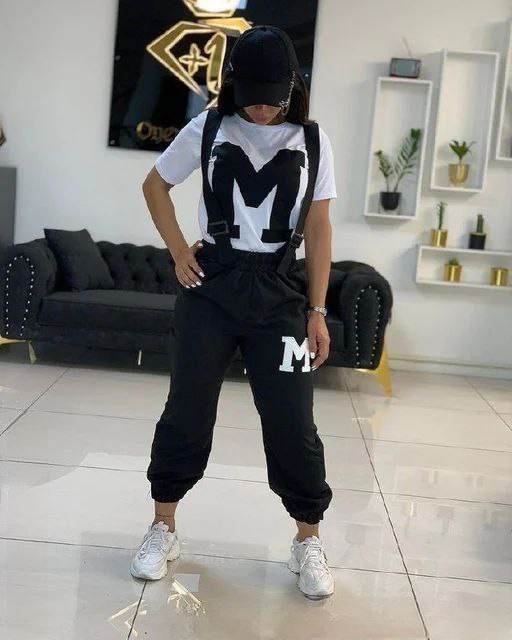 بیلر و تیشرت طرح M جنس ویسکوز فلامنت نیل
