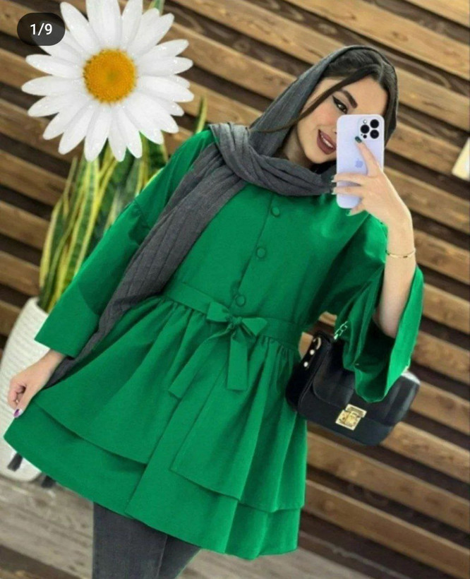مانتو کوتاه عروسکی سولینا