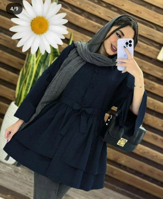 مانتو کوتاه عروسکی سولینا