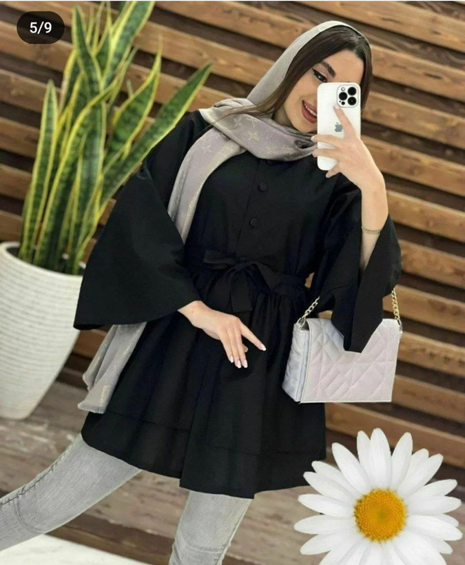 مانتو کوتاه عروسکی سولینا
