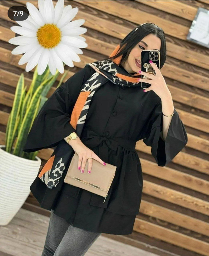 مانتو کوتاه عروسکی سولینا