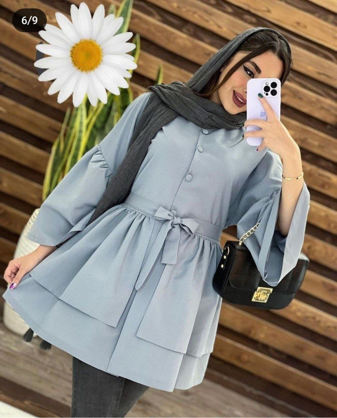 مانتو کوتاه عروسکی سولینا