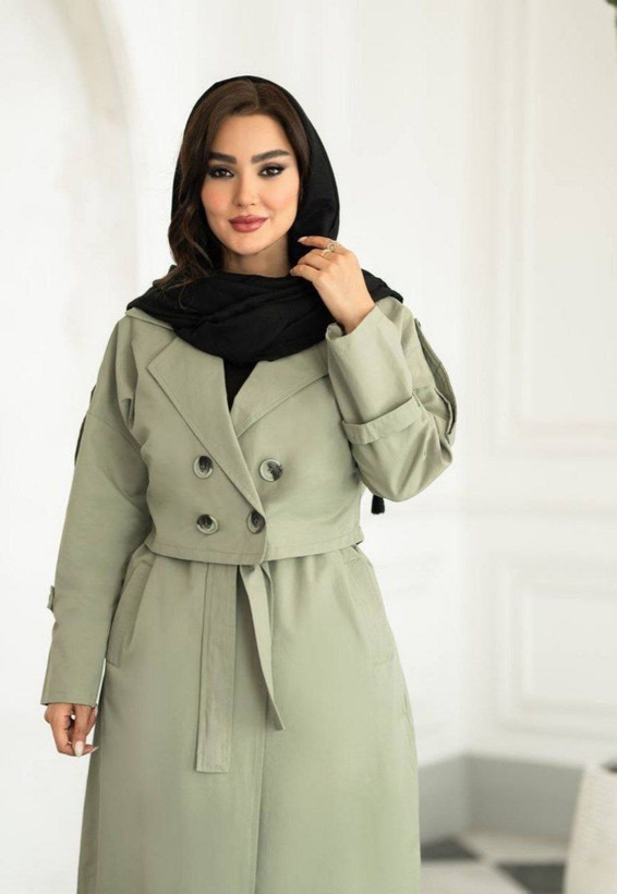 کت سارافون بارونی مدل مهراوه