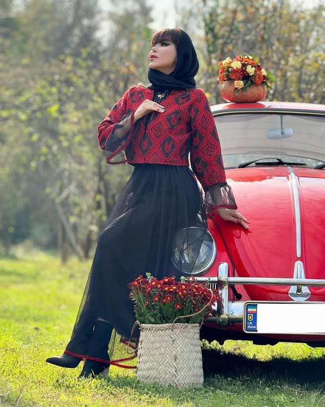 کت دامن یلدایی ست مادر دختری