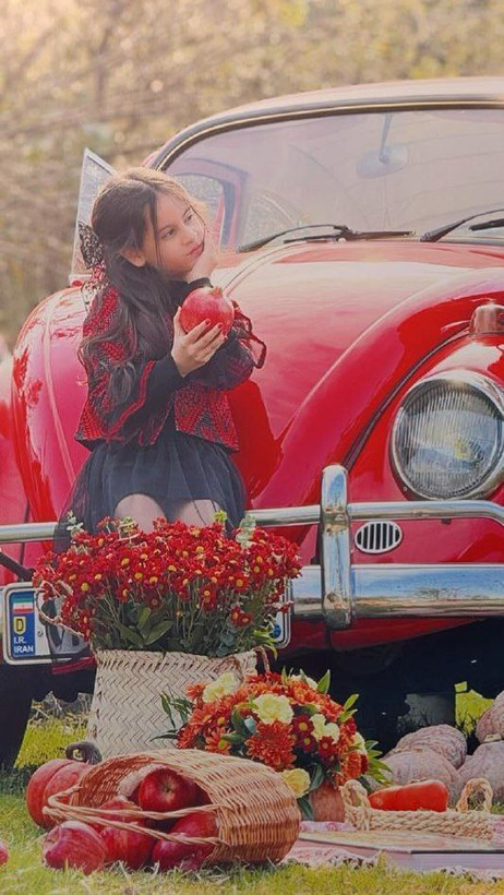 کت دامن یلدایی ست مادر دختری