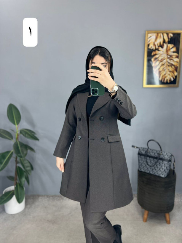 مانتو شلوار اداری هدا مکانیک پرشیا