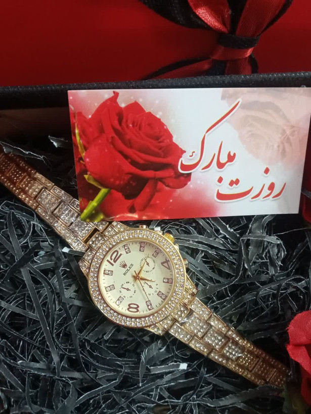 ساعت زنانه و دخترانه باکس کامل هدیه ولنتاین