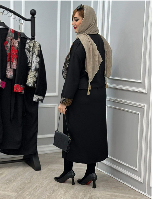 سارافون و ژیله عطرا کت تافته درجه یک سارافون کت اندوزی اعلا یا اسکاچی