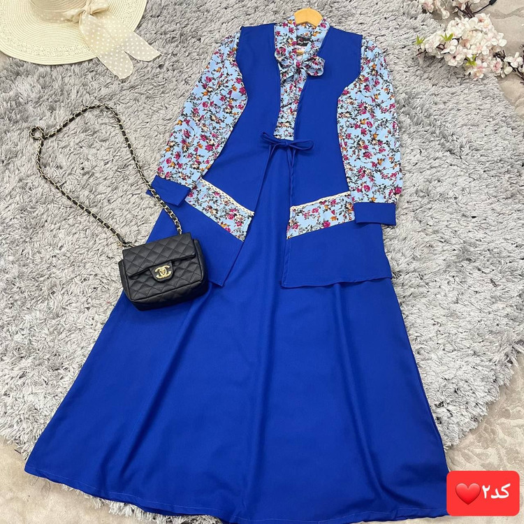وست و سارافون عیدانه گلنوش جنس کرپ وارداتی