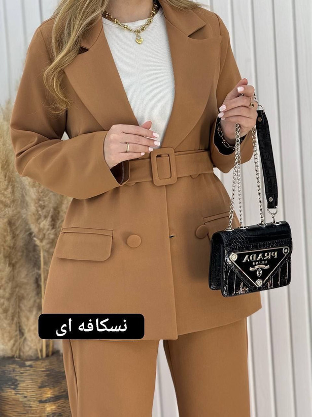 کت شلوار عیدانه جنس مازراتی نخ توییست