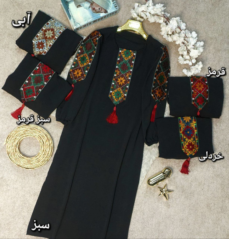 مانتو بلند مدل خاتون جنس ابروبادی فری ۳۸ تا ۴۶