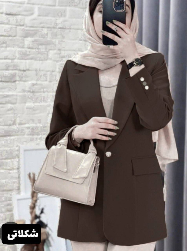 مانتو کتی زنانه و دخترانه مدل کایلی جنس مازراتی