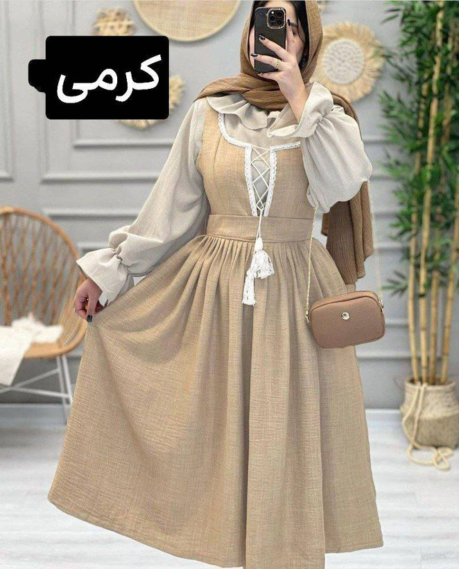 شومیز سارافون مدل شهرزاد جنس شانتون