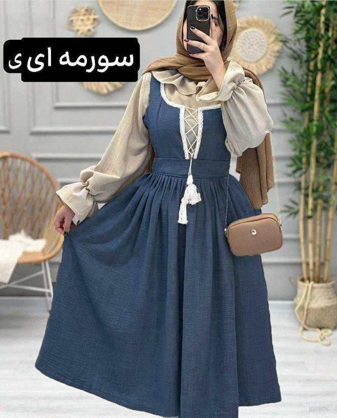 شومیز سارافون مدل شهرزاد جنس شانتون