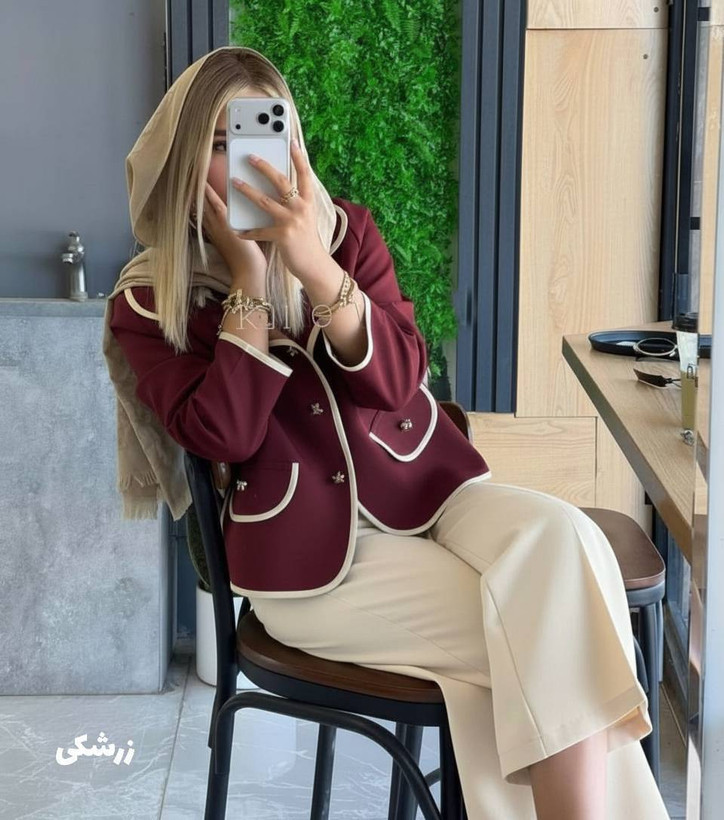 ست کت شلوار کیوت جنس مازراتی