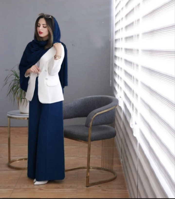ست کت شلوار مدل راحله جنس مازراتی