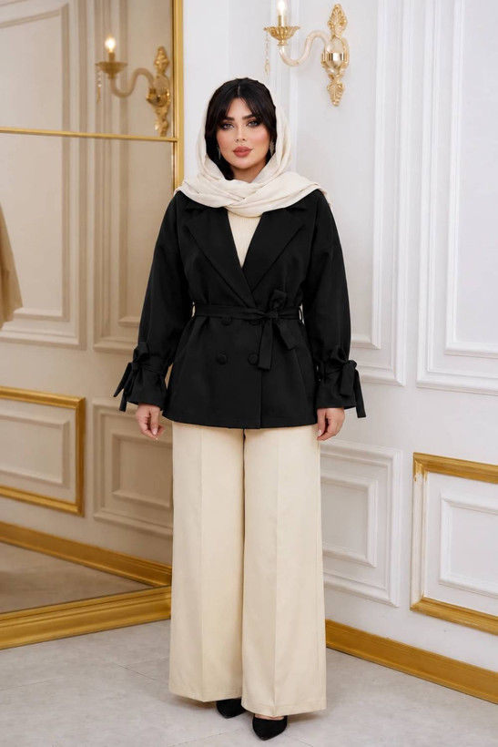 مانتو عروسکی یاسمن جنس مازراتی بسیار شیک تنخور عالی مناسب دخترانه نوجوان و زنانه