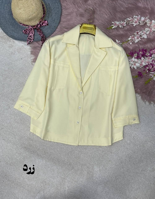 شومیز زنانه آستین فلشی مدل پناه جنس پری ایرانی