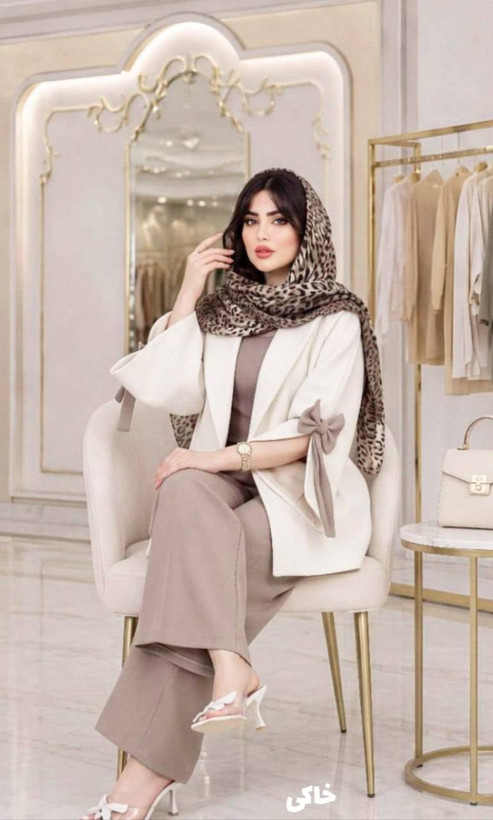کت شلوار مجلسی زنانه و دخترانه مدل آیلین جنس مازراتی