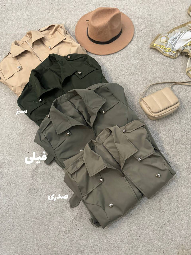 بارانی زنانه و دخترانه مدل صدف جنس کتان تی سی