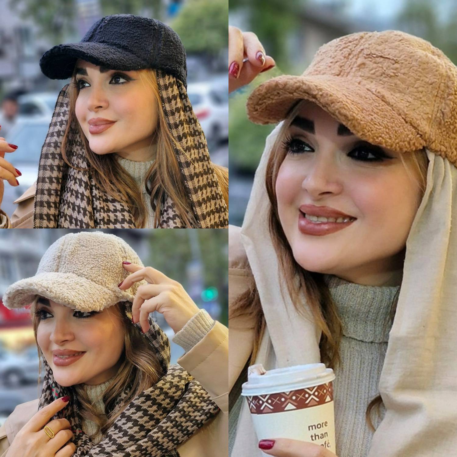 کلاه تدی نقاب دار زنانه و دخترانه