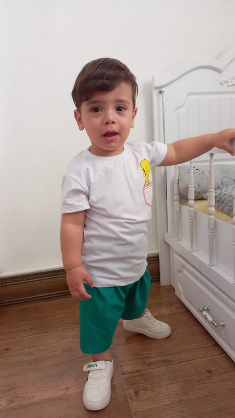 نیم بوت زیپی مردانه طرح چرم